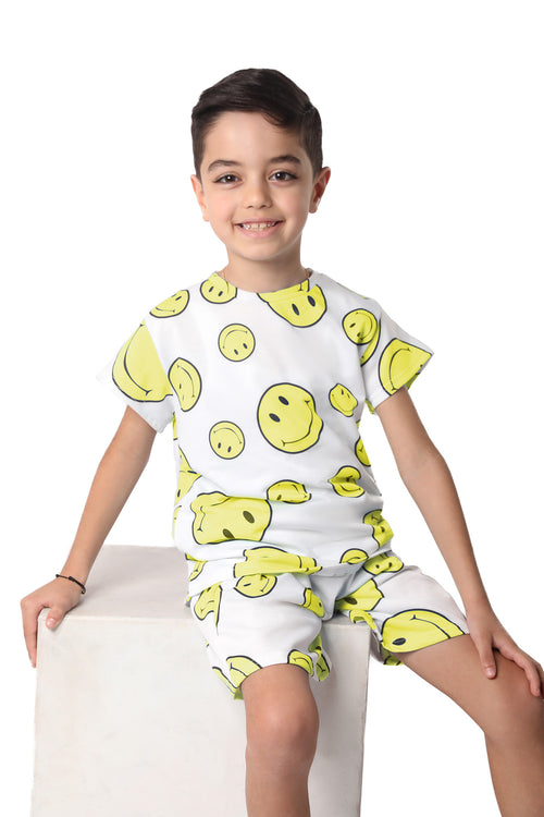 Kids Smiley Yellow T-Shirt