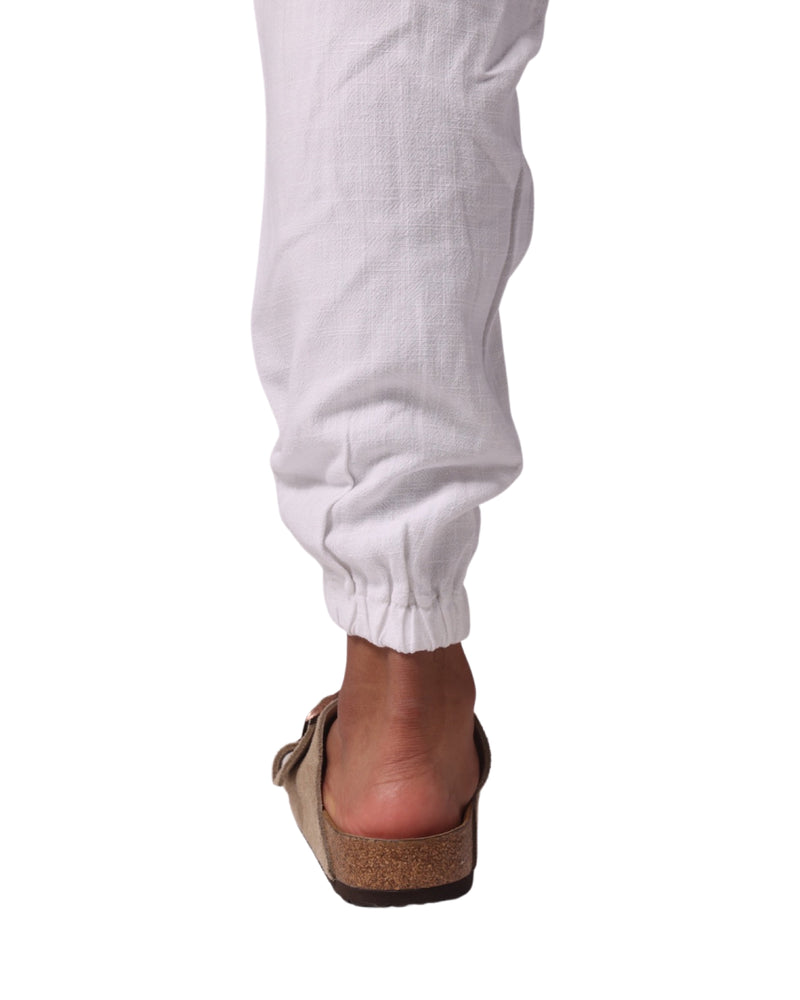 'White' Linen Pants