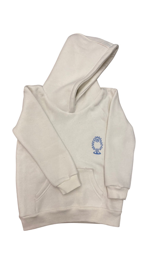 Kids Heavyweight Hoodie in White